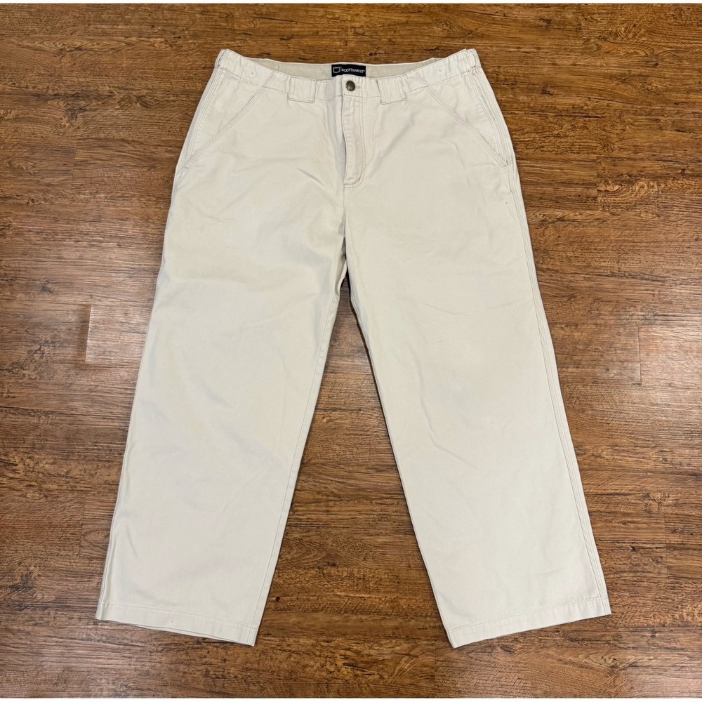 SCOTTeVEST Beige Outdoor Hiking Casual‎ Golf Travel Hidden Cargo Pants Men 38x27